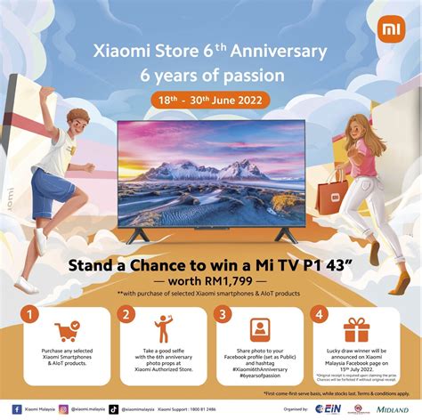 Xiaomi Store 6th Anniversary celebration includes .